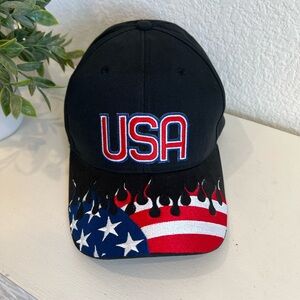Men’s Black USA Baseball Hat